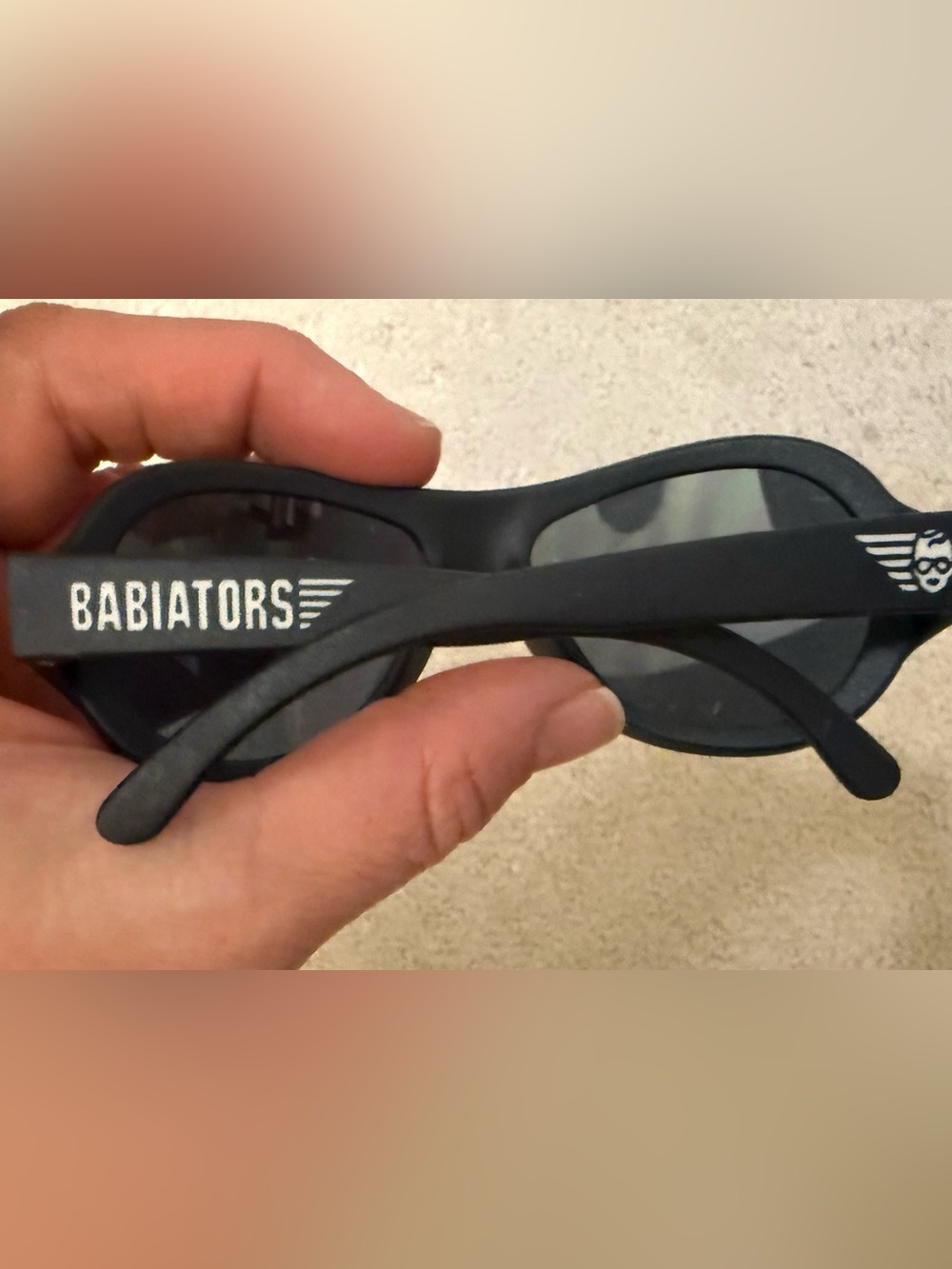Babiators Baby Sunglasses Black Ages 0–2 Flexible UV Protection Shades